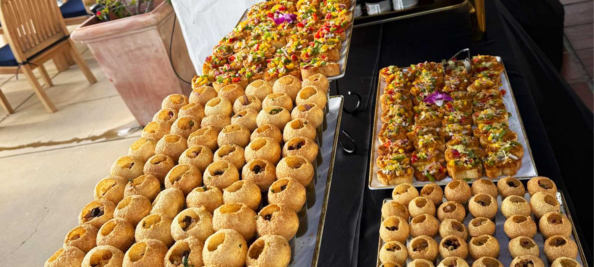 pani puri Indian buffet catering 33